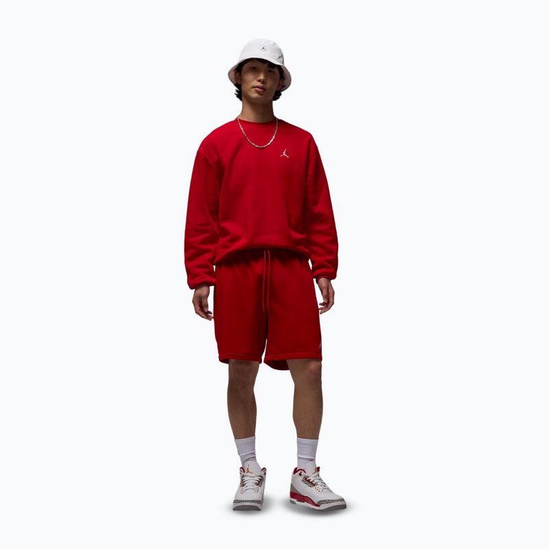 Кофта чоловіча Jordan Brooklyn Fleece Crew gym red/white 2