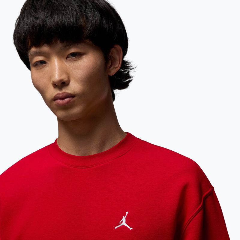 Кофта чоловіча Jordan Brooklyn Fleece Crew gym red/white 4