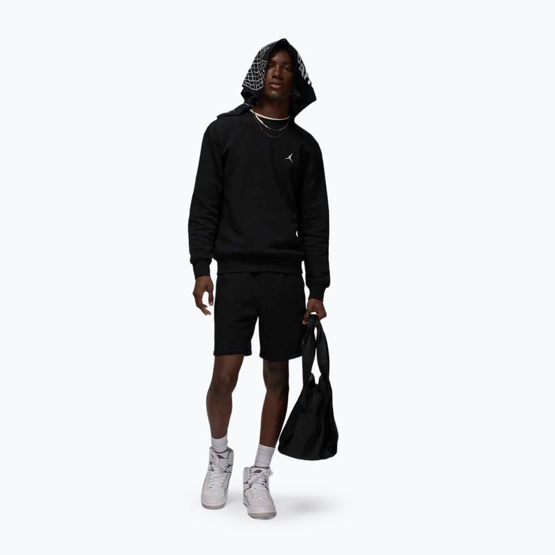 Кофта чоловіча  Jordan Brooklyn Fleece Crew black/white 2