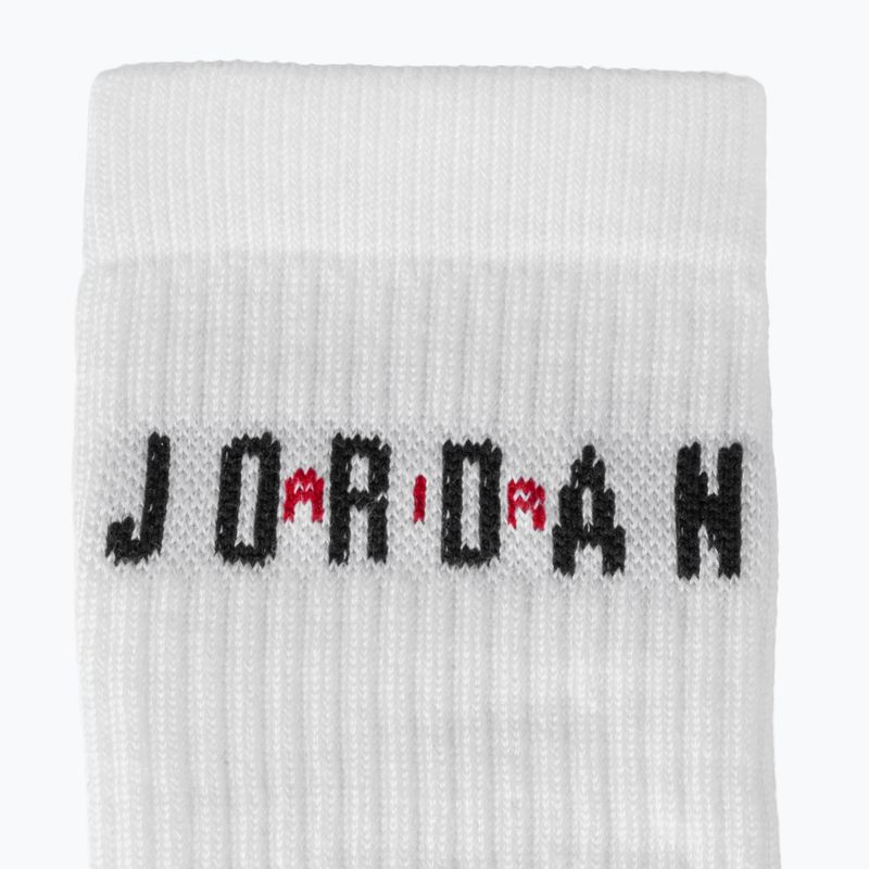 Шкарпетки  Jordan Everyday Crew 6 pairs white/gym red/black 3