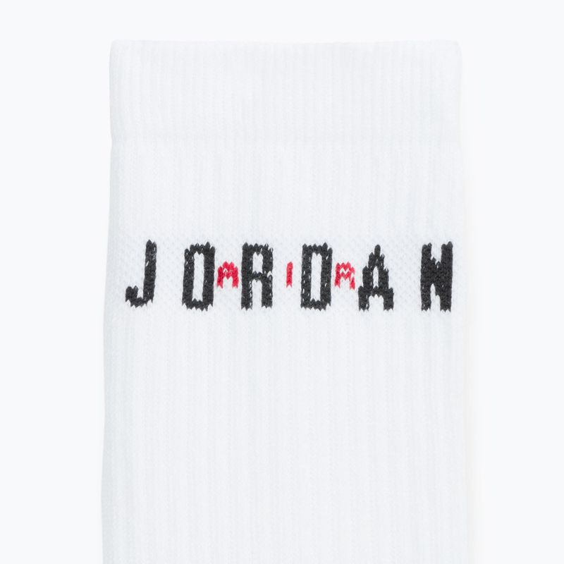 Шкарпетки Nike Jordan Everyday Crew 6 пар white/gym red/black 4