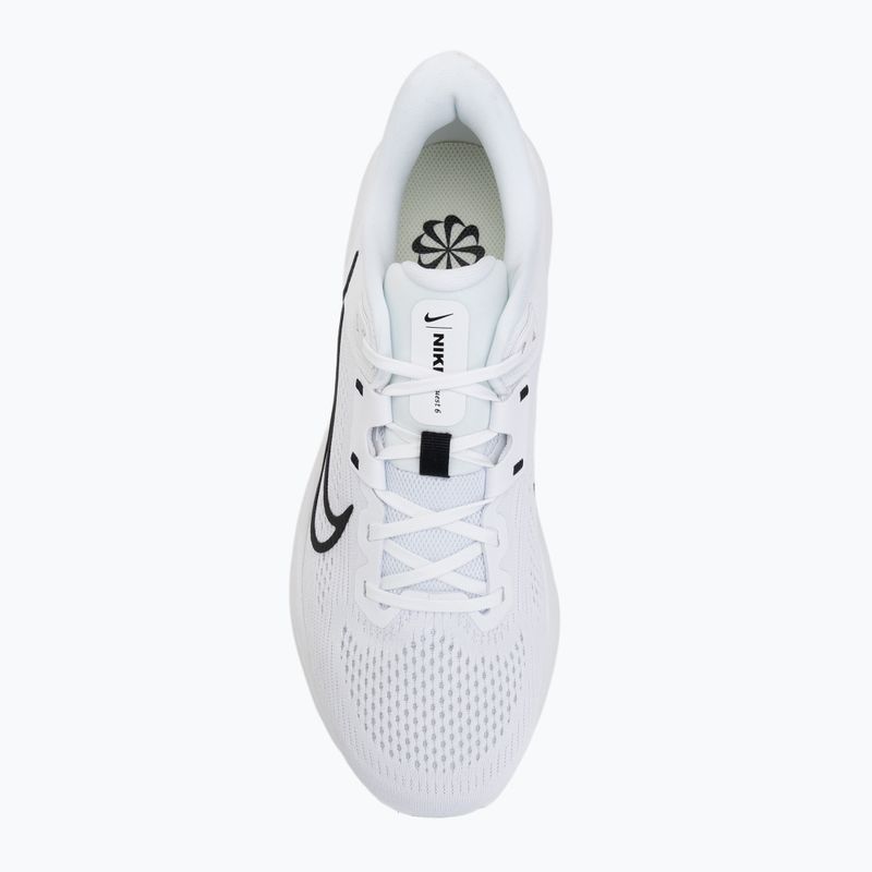 Чоловічі бігові кросівки Nike Quest 6 white/pure platinum/black 5