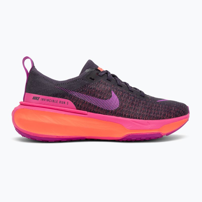 Кросівки для бігу жіночі Nike Invincible 3 dark raisin/hot punch/laser fuchsia/hyper violet 2