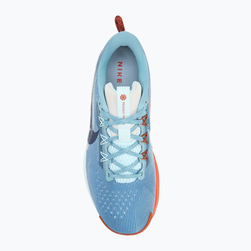 Кросівки для бігу чоловічі Nike Pegasus Trail 5 denim turquoise/glacier blue/vintage coral/midnight 5