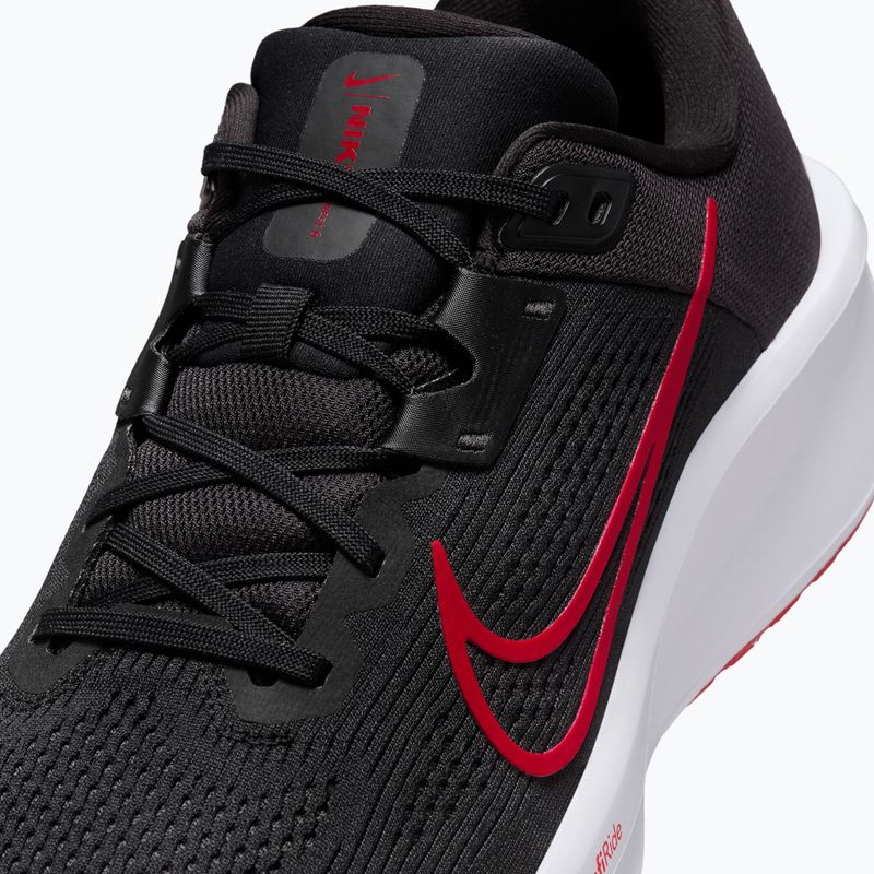 Чоловічі бігові кросівки Nike Quest 6 black/white/dark smoke grey/university red 8