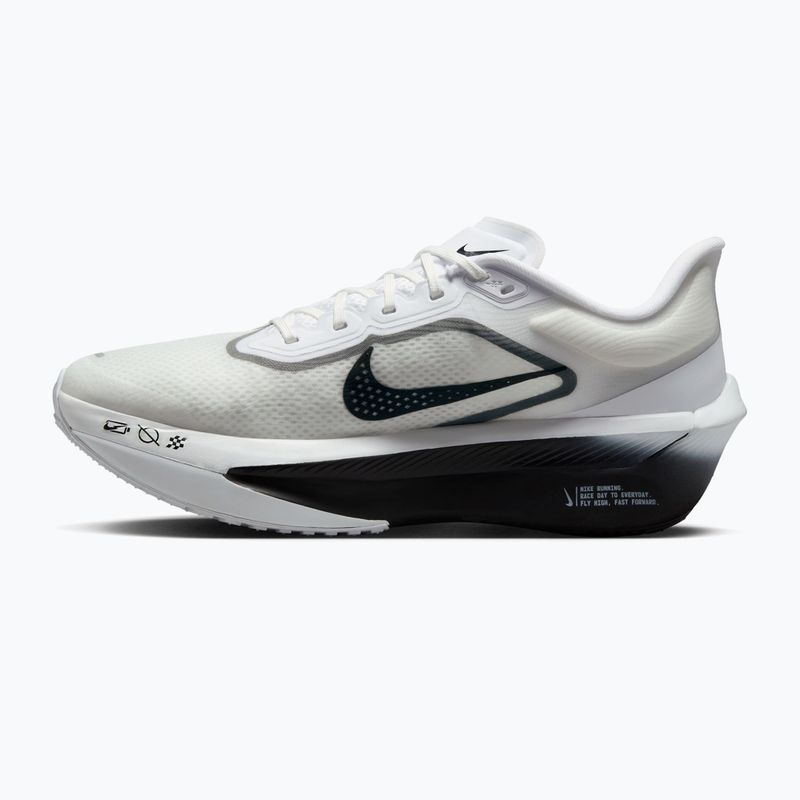 Кросівки для бігу чоловічі Nike Zoom Fly 6 white/smoke grey/metallic silver/black 9