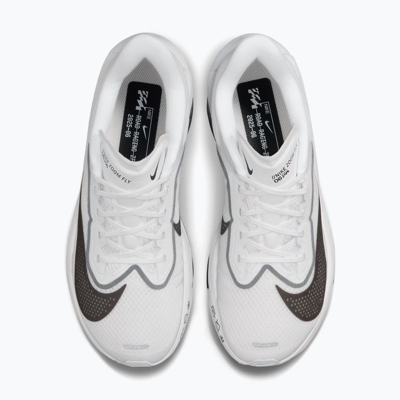 Кросівки для бігу жіночі Nike Zoom Fly 6 white/smoke grey/metallic silver/black 4