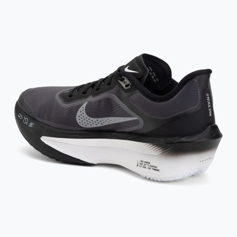 Чоловічі бігові кросівки Nike Zoom Fly 6 black/light smoke grey/white 3