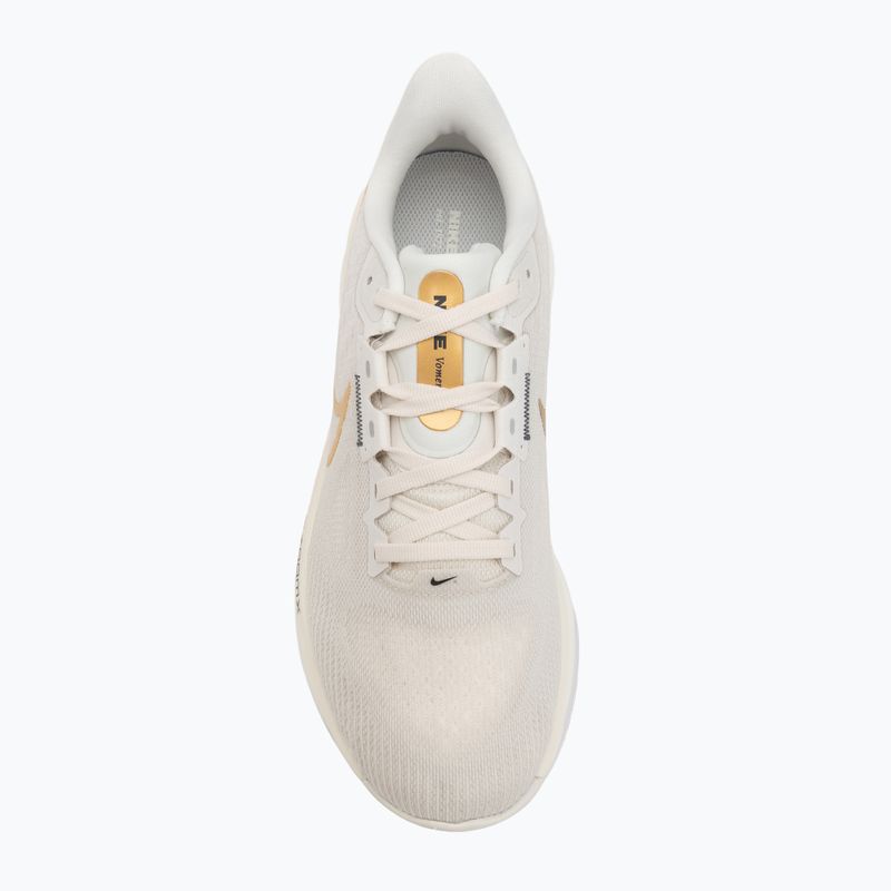 Кросівки для бігу жіночі Nike Vomero 17 phantom/light bone/sail/metallic gold 5