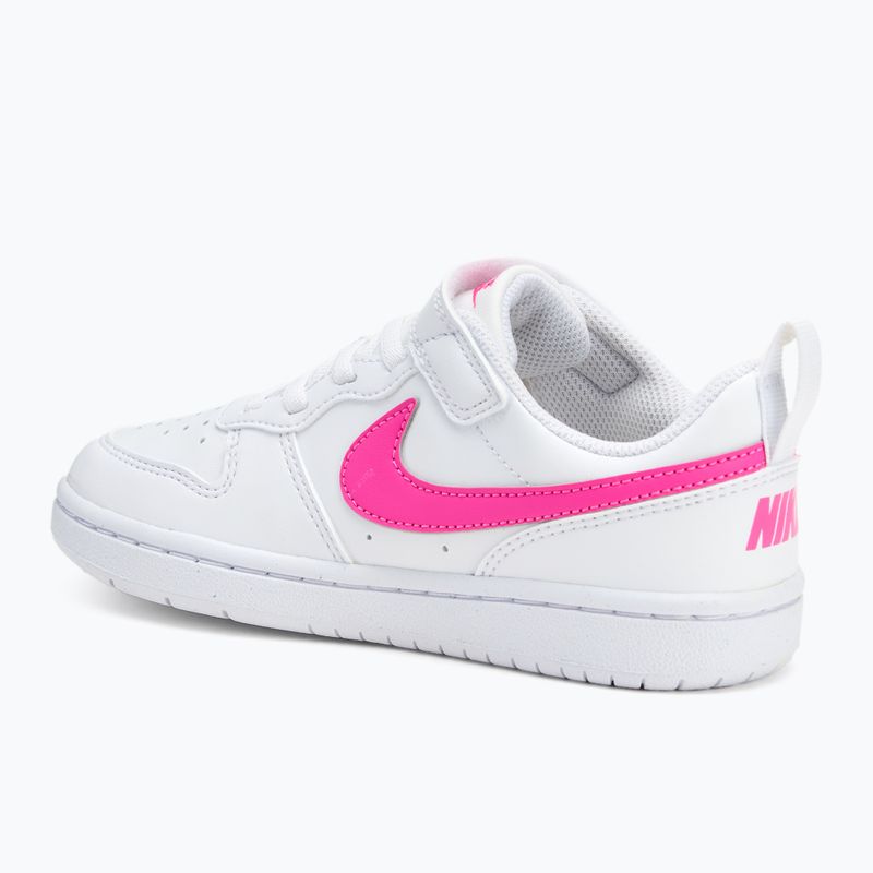 Кросівки дитячі Nike Court Borough Low Recraft white/laser fuchsia 3