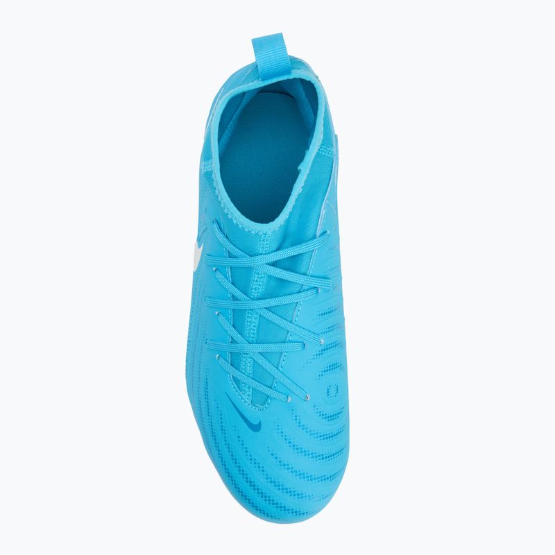 Кросівки футбольні дитячі Nike Phantom Luna 2 Academy FG/MG blue fury/white 5