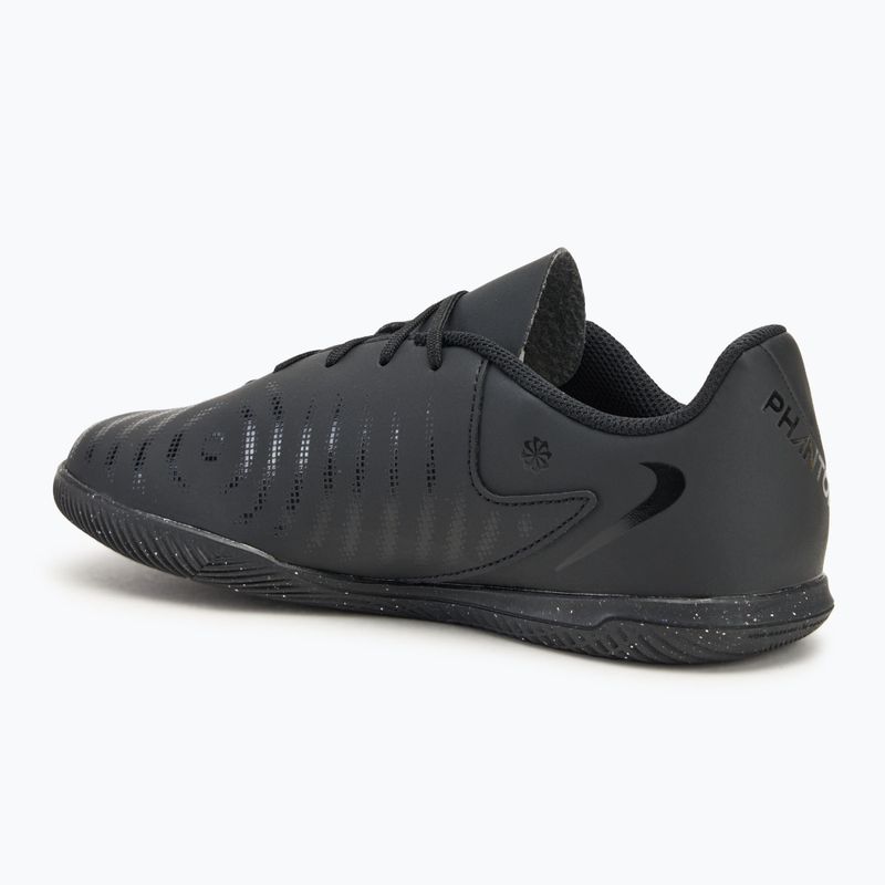 Дитячі футбольні бутси Nike Phantom GX II Club IC чорні/глибокі джунглі/чорні 3