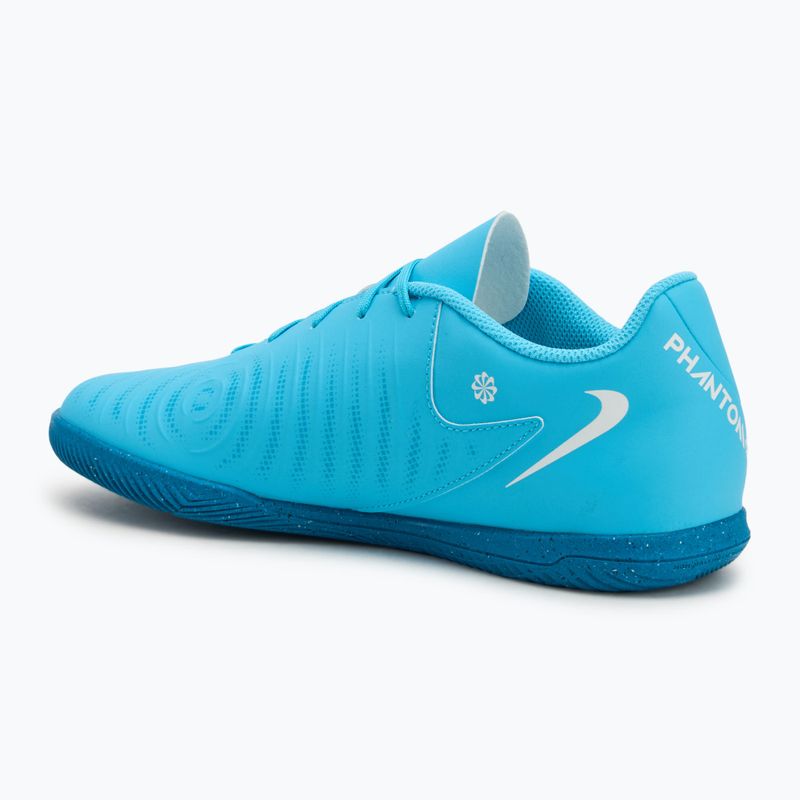 Кросівки футбольні чоловічі Nike Phantom GX 2 Club IC blue fury/white 3