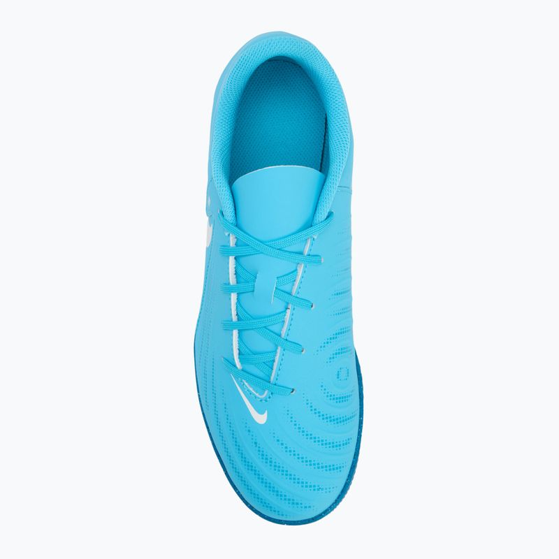 Кросівки футбольні чоловічі Nike Phantom GX 2 Club IC blue fury/white 5