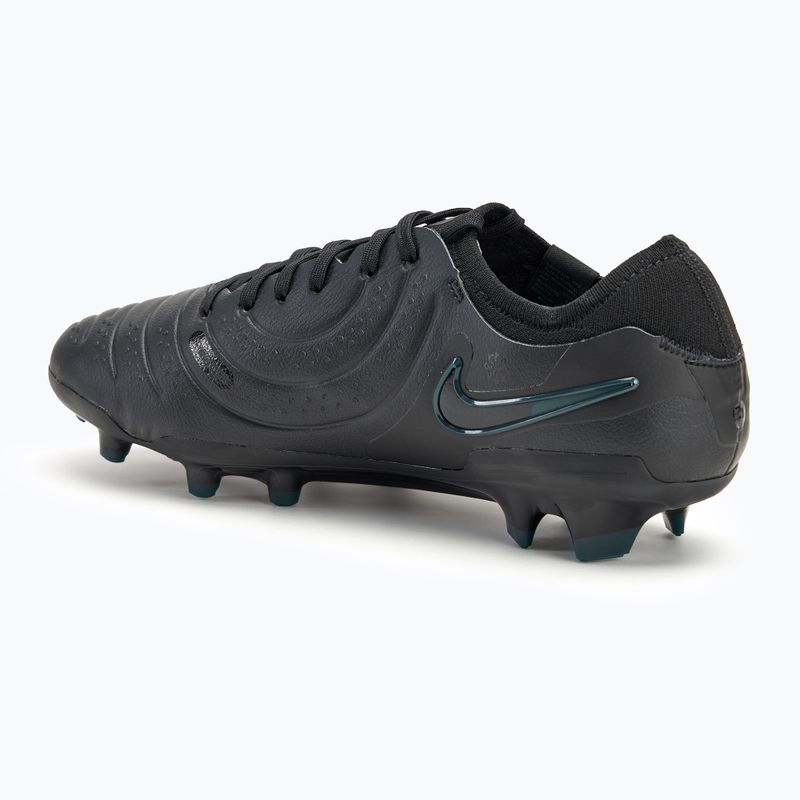 Футбольні бутси Nike Tiempo Legend 10 Pro FG чорні/глибокі джунглі/чорні 3