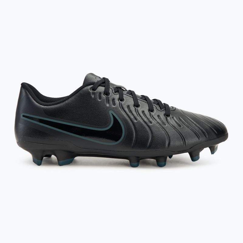 Кросівки футбольні чоловічі Nike Tiempo Legend 10 Club FG/MG black/deep jungle/black 2