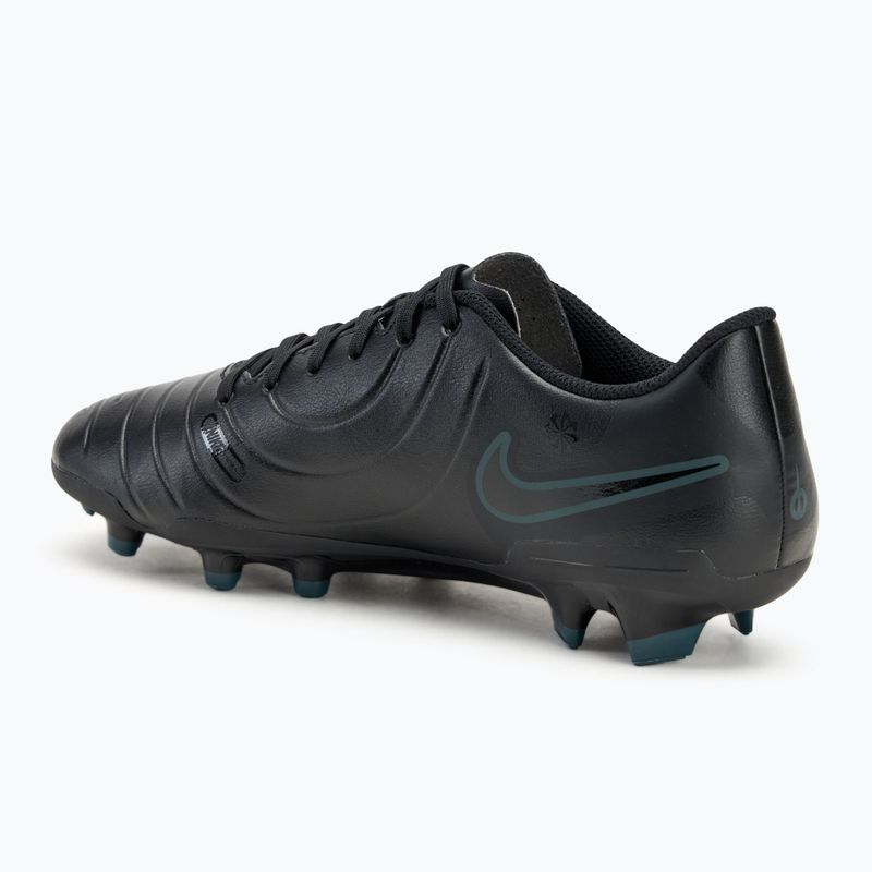 Кросівки футбольні чоловічі Nike Tiempo Legend 10 Club FG/MG black/deep jungle/black 3