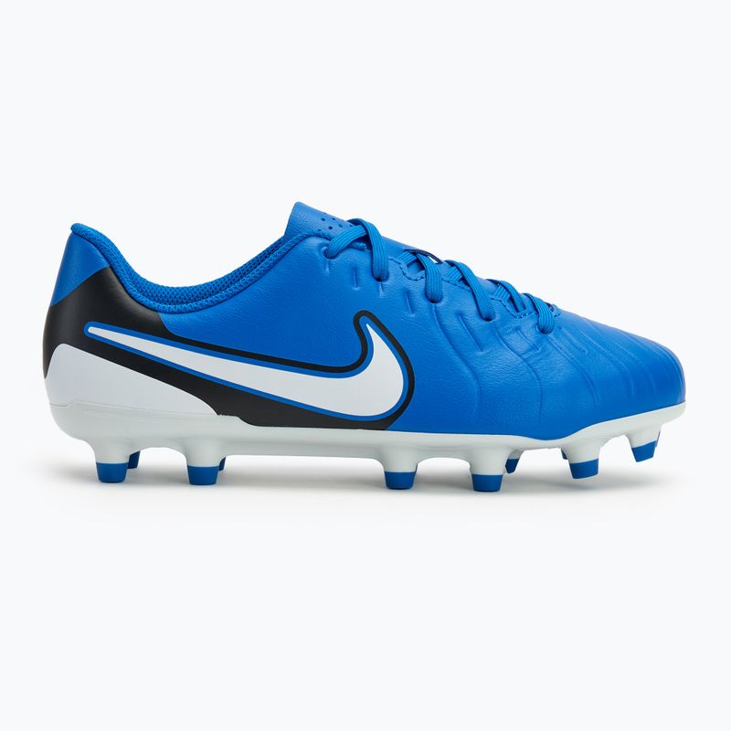 Дитячі футбольні бутси Nike Tiempo Legend 10 Club FG/MG парити / білі 2