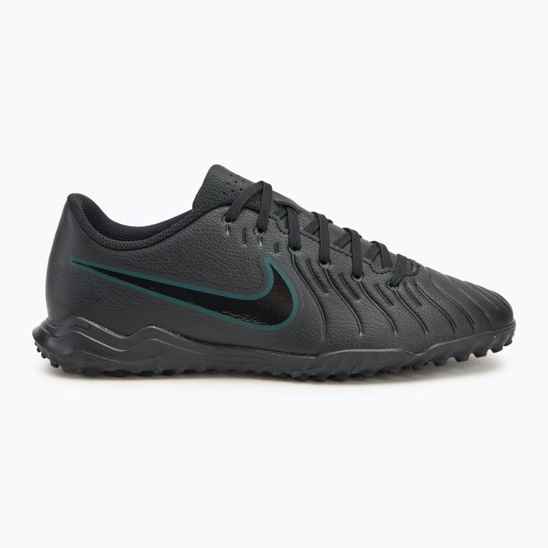 Кросівки футбольні чоловічі Nike Tiempo Legend 10 Club TF black/deep jungle/black 2