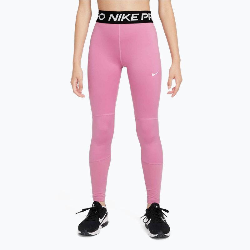 Легінси дитячі Nike Pro Dri-FIT magic flamingo/white