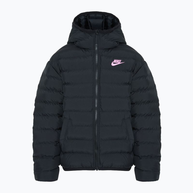 Куртка дитяча Nike Sportswear Lightweight Synthetic Fill black / black / magic flamingo