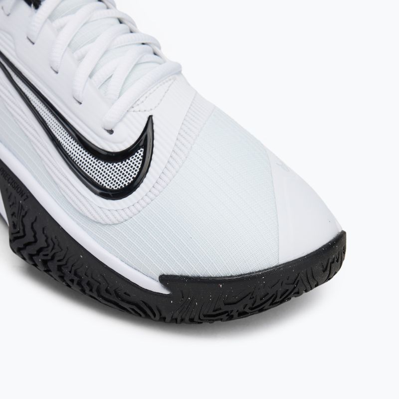 Кросівки баскетбольні чоловічі Nike Precision 7 white/black 7