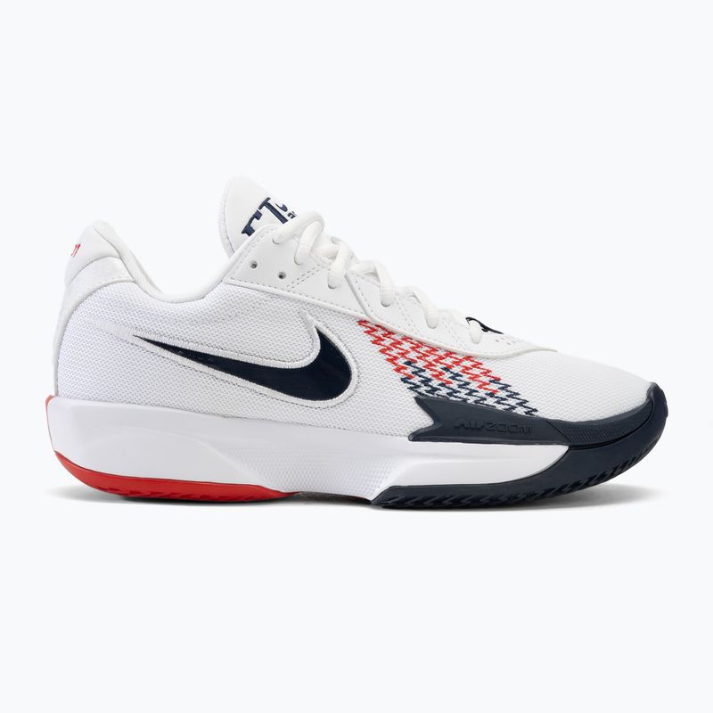 Кросівки баскетбольні чоловічі Nike G.T. Cut Academy white/sport red/obsidian 2