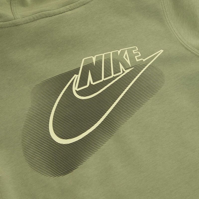Дитячий світшот Nike Sportswear Standard Issue оливково-зелений 4