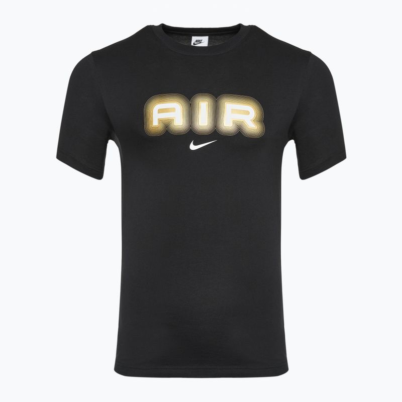 Футболка чоловіча Nike Air Graphic black/metalic gold