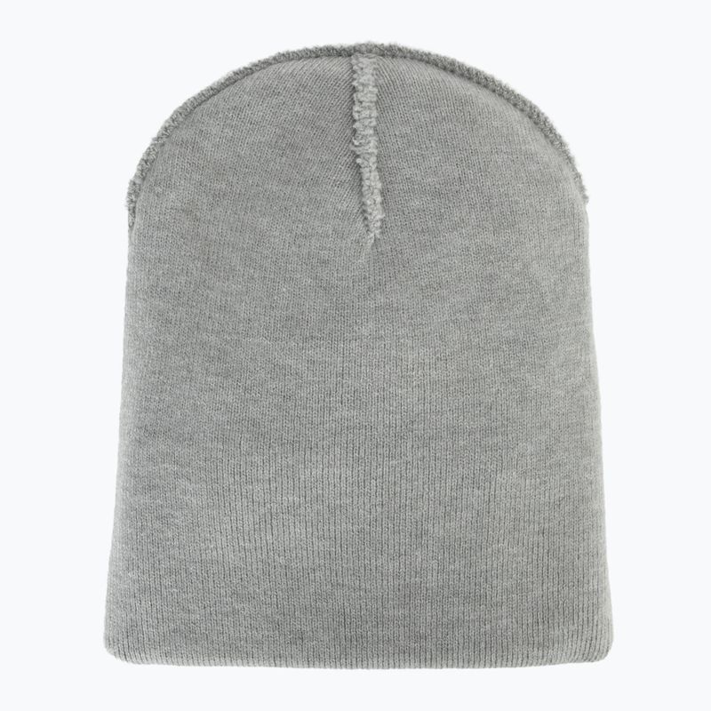 Шапка зимова Nike Peak Swoosh Beanie dark grey heather/white 4