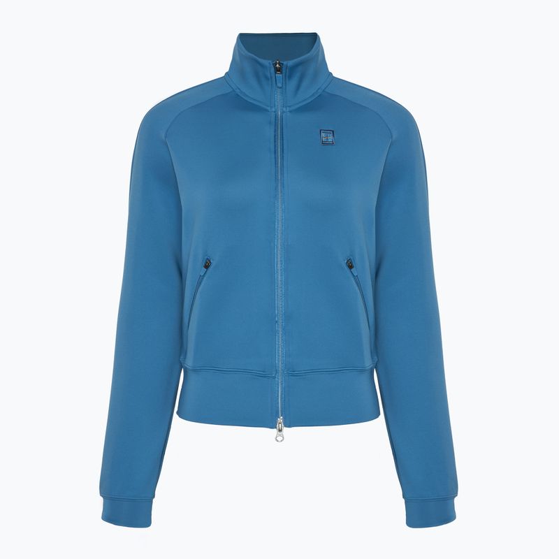 Кофта тенісна жіноча Nike Court Dri-Fit Heritage FZ aegean storm / aegean storm