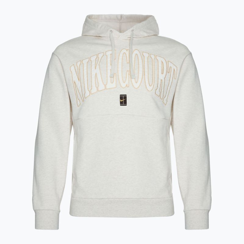 Кофта тенісна чоловіча Nike Court Dri-Fit Heritage Hoodie light orewood brown / pale ivory