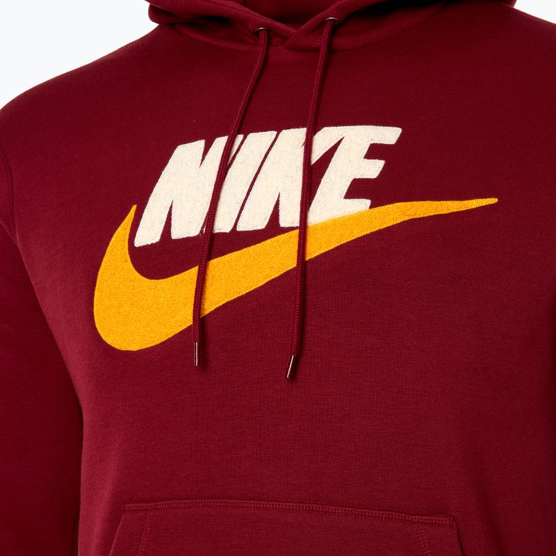 Чоловіча толстовка Nike Club Fleece худі командна червона/командна червона 3