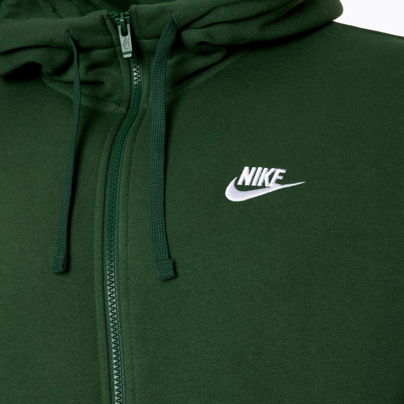 Кофта чоловіча Nike Sportswear Club Fleece fir/fir/white 3