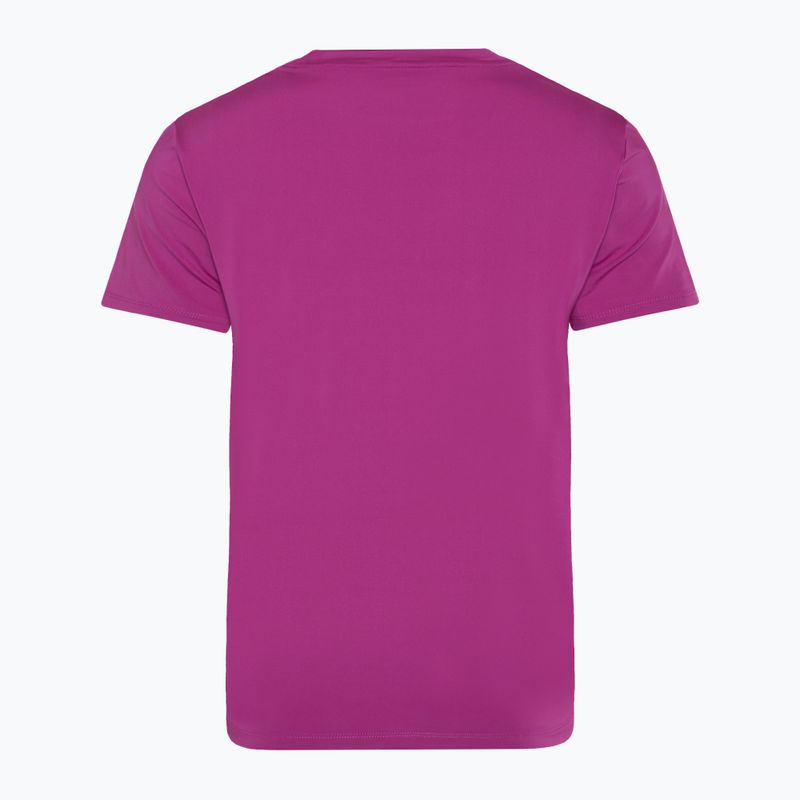 Футболка для бігу жіноча Nike One Dri-Fit hot fuchsia / light wild mango 2