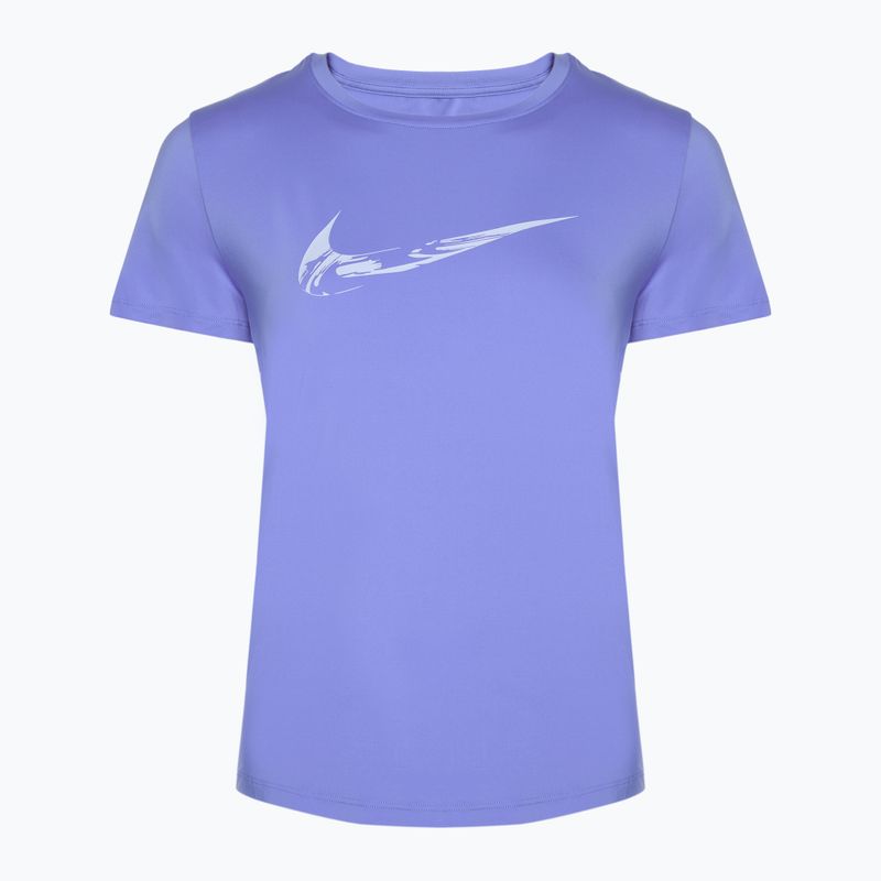 Футболка для бігу жіноча Nike One Dri-Fit royal pulse / vintage green