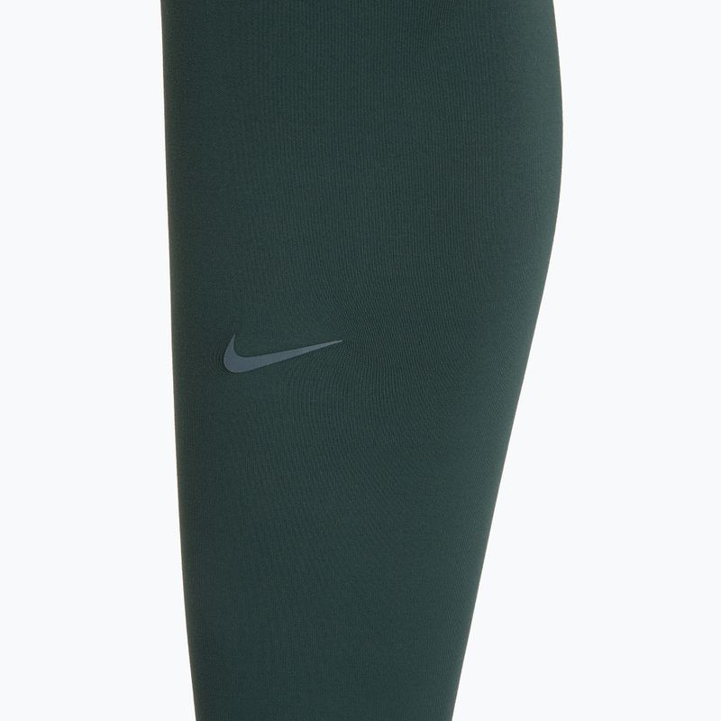 Легінси жіночі Nike One High-Waisted Full Lenght vintage green/black 4