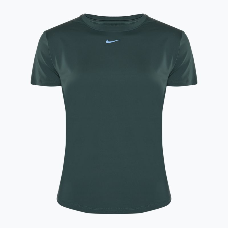 Футболка жіноча Nike One Classic Dri-Fit vintage green / black