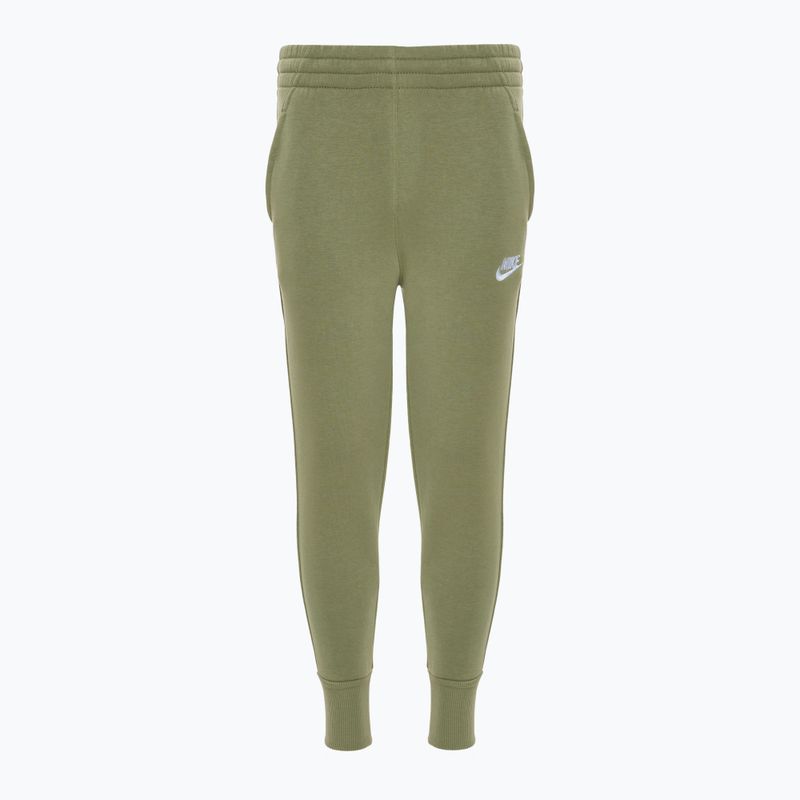 Штани дитячі Nike Sportswear Club Fleece oil green/oil green/white