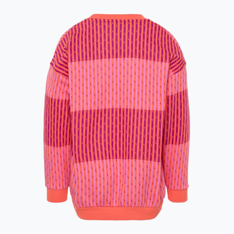 Кофта дитяча Nike Sportswear Club Fleece light wild mango/light wild mango/hot fuchsia 2