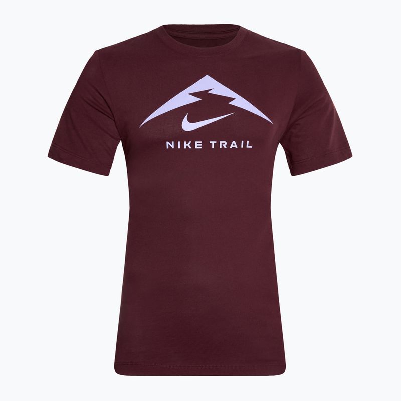 Футболка для бігу чоловіча Nike Dri-Fit UV burgundy crush