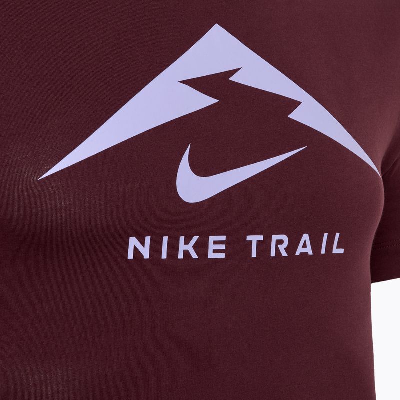 Футболка для бігу чоловіча Nike Dri-Fit UV burgundy crush 3