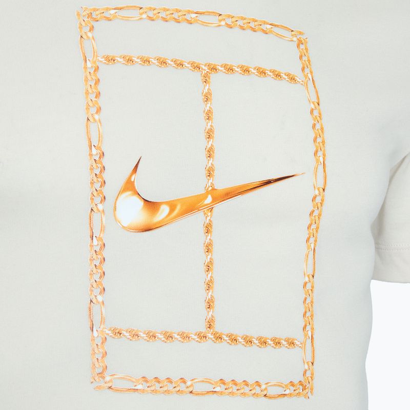 Чоловіча тенісна сорочка Nike Court Dri-FIT світло-коричневого кольору 3
