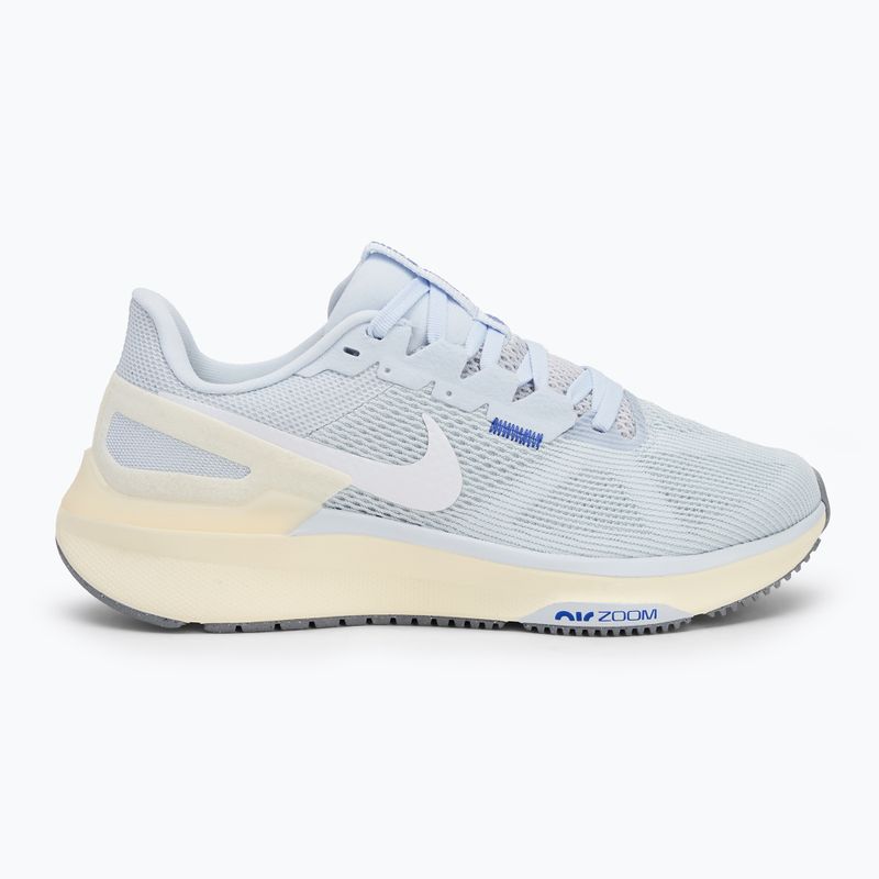 Кросівки для бігу жіночі Nike Structure 25 football grey/blue tint/pale ivory/white 2