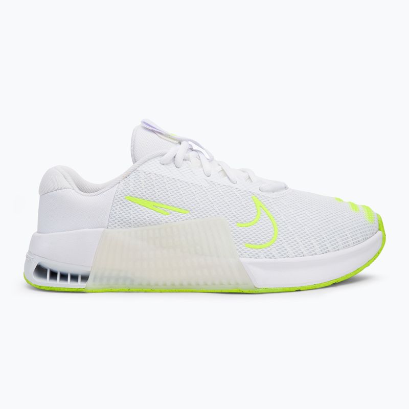 Кросівки для тренувань чоловічі Nike Metcon 9 white/ white/ volt 2