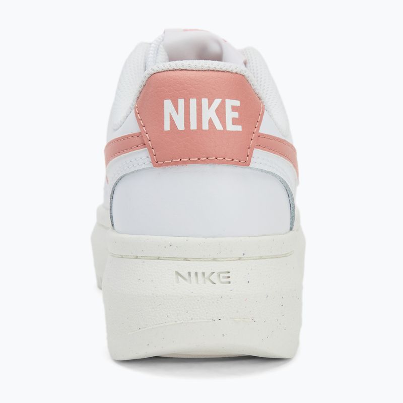 Кросівки жіночі Nike Court Vision Alta white/sail/red stardust 6