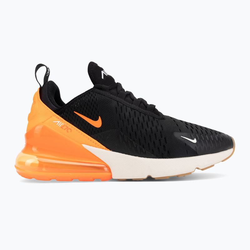 Кросівки чоловічі Nike Air Max 270 black/bright crimson/total orange 2