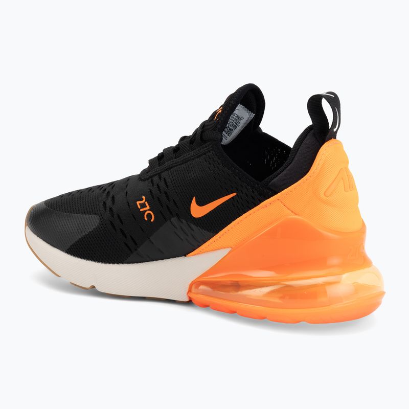 Кросівки чоловічі Nike Air Max 270 black/bright crimson/total orange 3