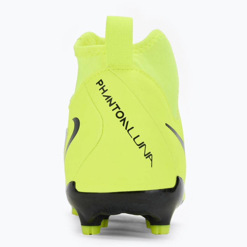 Кросівки футбольні дитячі Nike Phantom Luna 2 Academy FG/MG metallic silver/volt/black 6