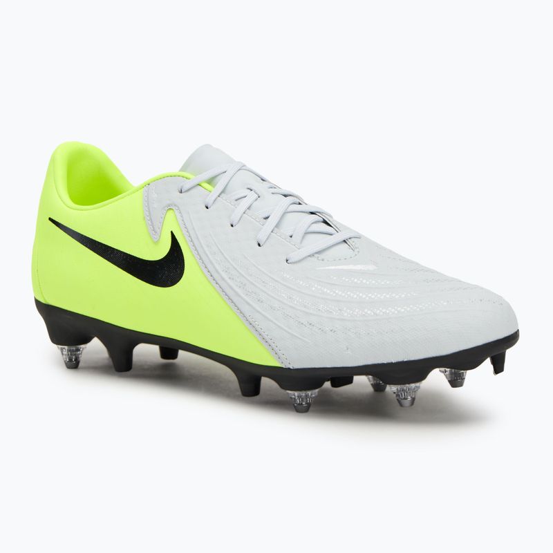 Кросівки футбольні чоловічі Nike Phantom GX 2 Academy metallic silver/volt/black